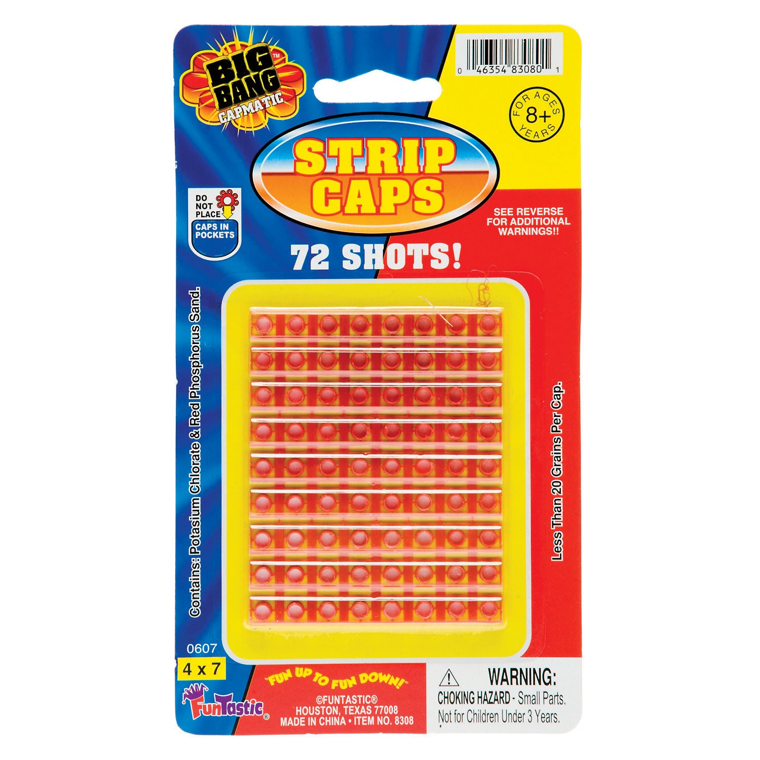 Funtastic Big Bang Strip Caps 72-Pack