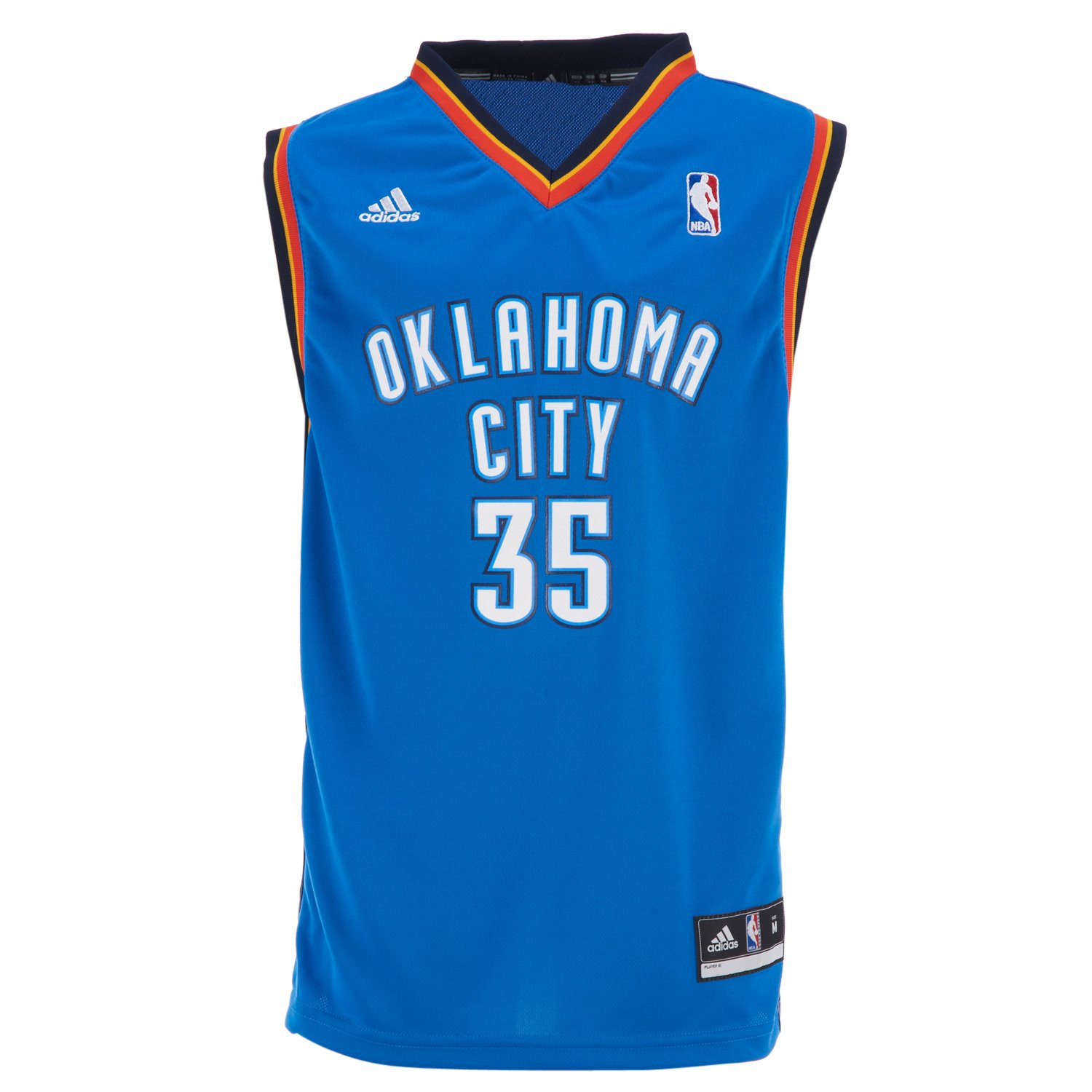 adidas Boys' Oklahoma City Thunder Revolution 30 Kevin Durant Replica Road Jersey