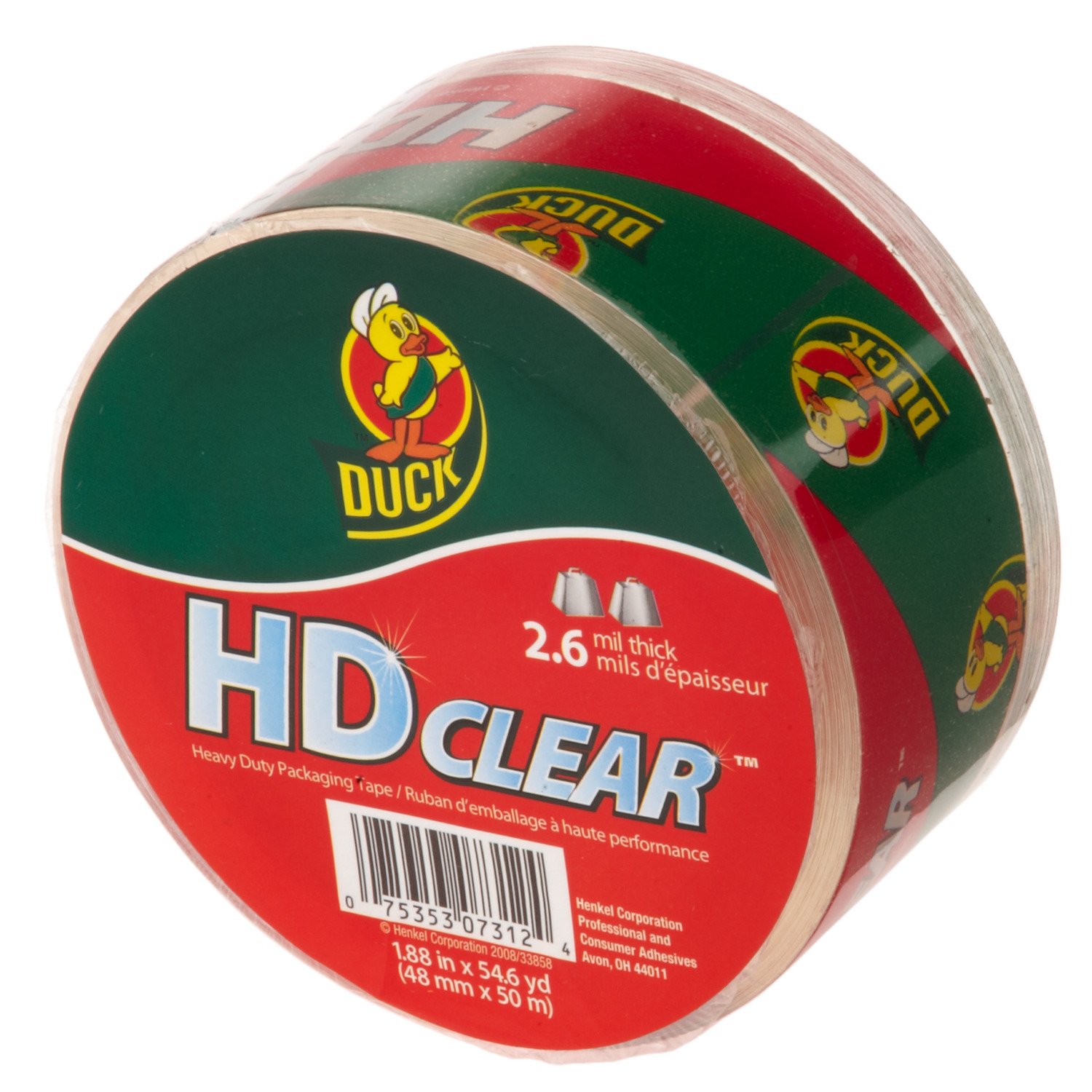 Duck® HD Clear™ 54.6-Yard High-Performance Packaging Tape
