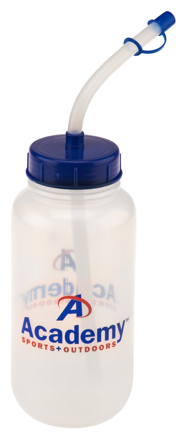 Academy Sports + Outdoors 1 Liter Water Bottle with Straw