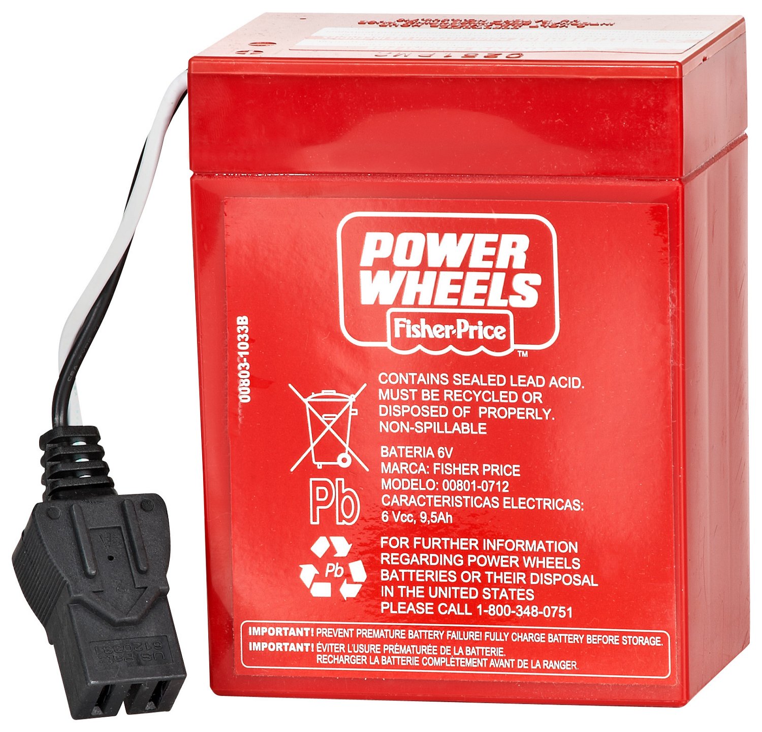 Power Wheels® 6V Rechargeable Battery