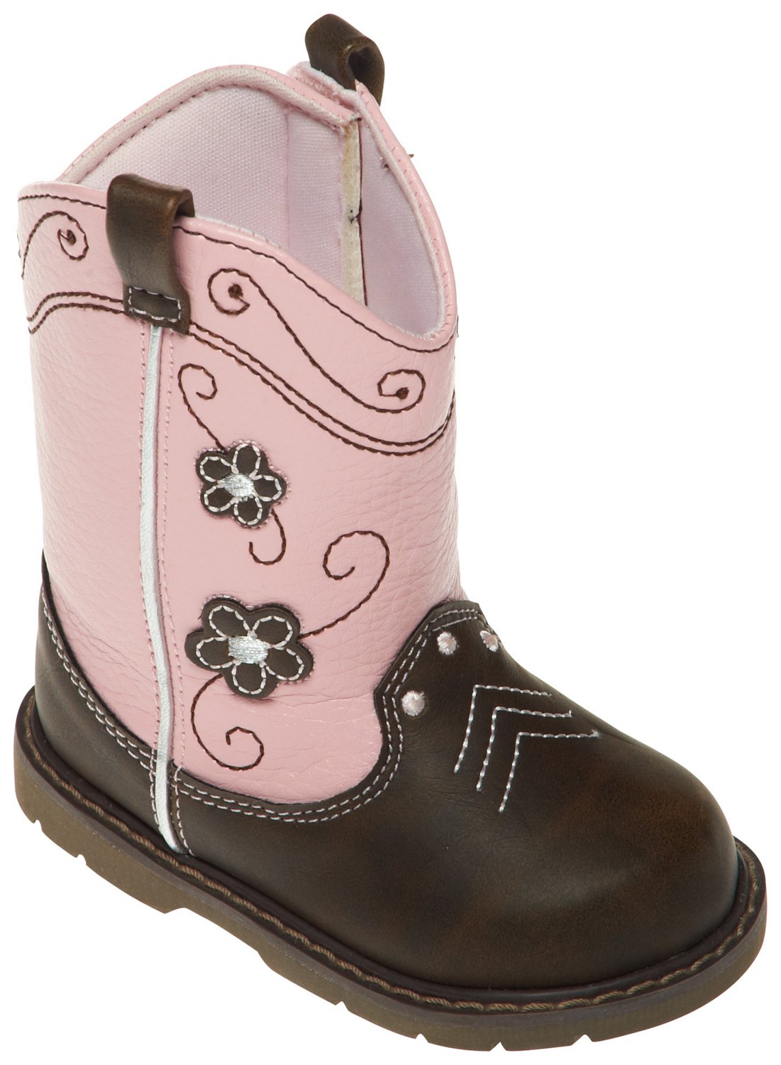Trimfoot Girls' Natural Steps Walker Western Boots thumbnail