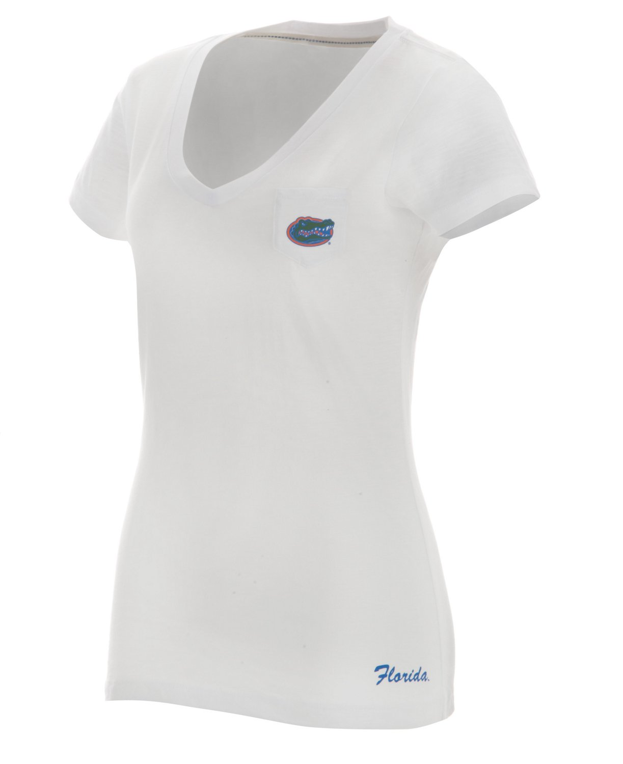 Colosseum Athletics Women's University of Florida Vision V-neck T-shirt