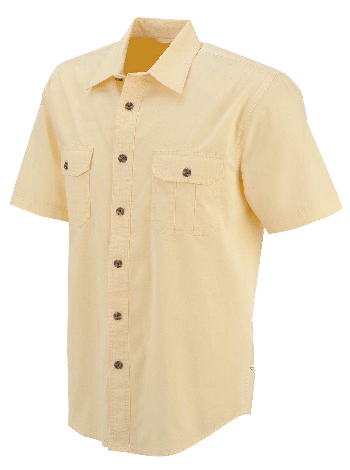 Magellan Outdoors Men's Short Sleeve Sueded Twill Shirt