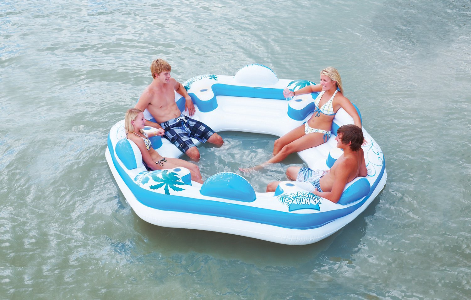Splashin' Fun 6-Person Inflatable Lounge