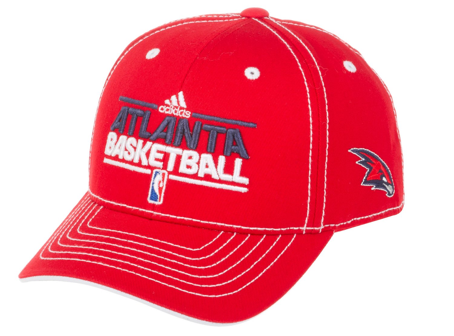 adidas Kids' Atlanta Hawks Authentic Practice Graphic Cap