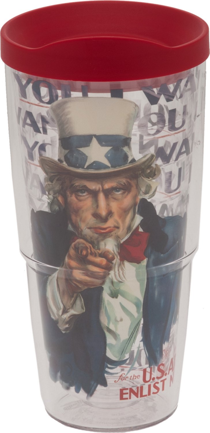 Tervis Uncle Sam 24 oz. Tumbler with Lid