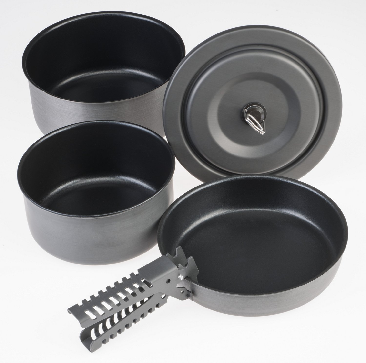 No Limits 3-Piece Anodized-Aluminum Cook Set