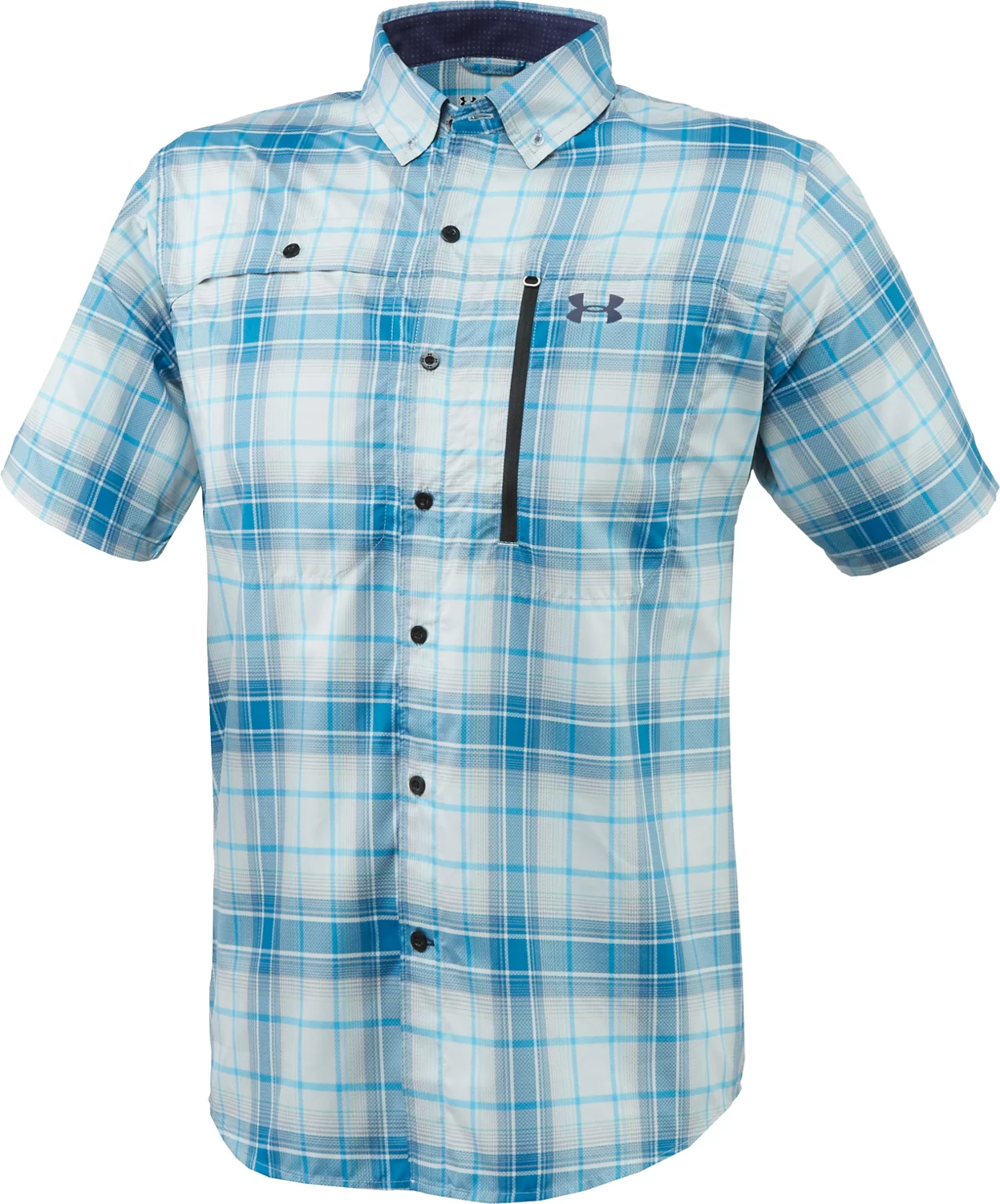 under armour men's plaid shirt