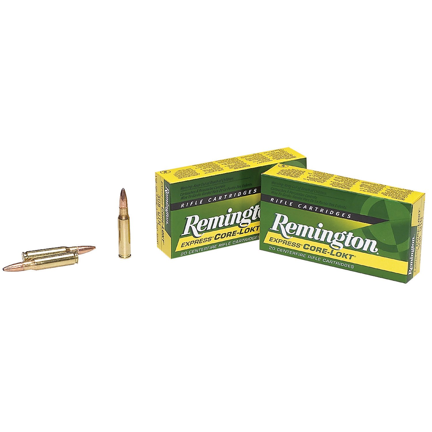Remington Core-Lokt® .308 Win. 150-Grain Centerfire Rifle Ammunition