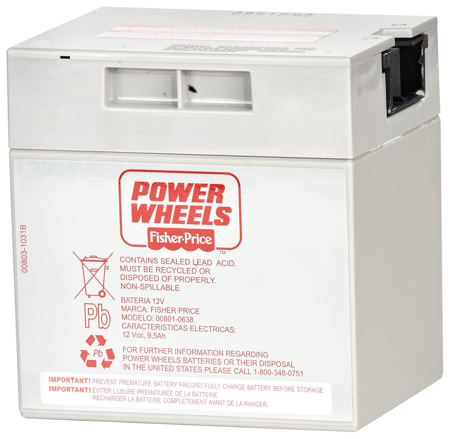 Power Wheels® 12V Rechargeable Battery