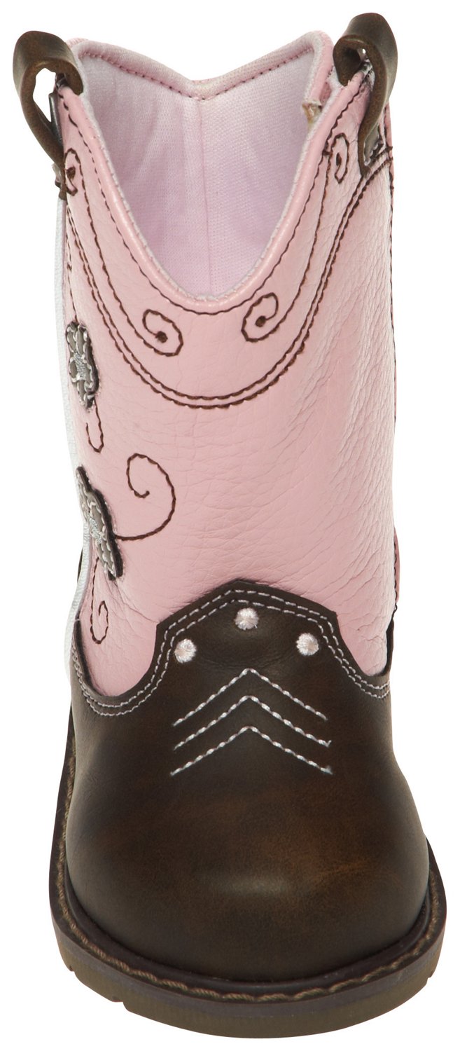 Trimfoot Girls' Natural Steps Walker Western Boots thumbnail