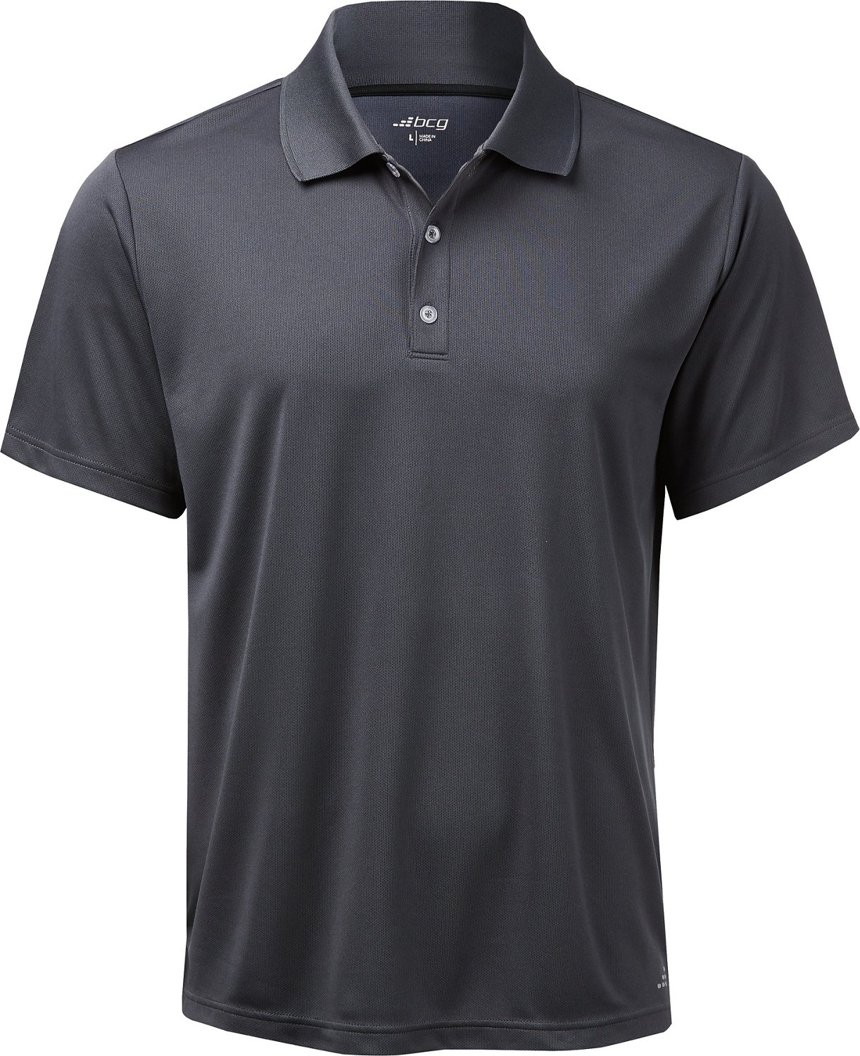 BCG Men's Short Sleeve Mesh Polo