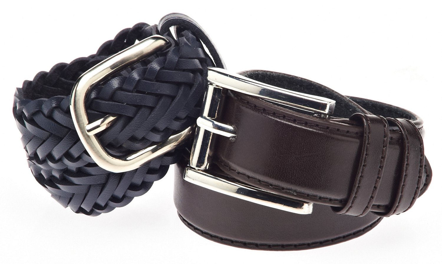 Austin Clothing Co.® Boys' Leather Belts 2-Pack