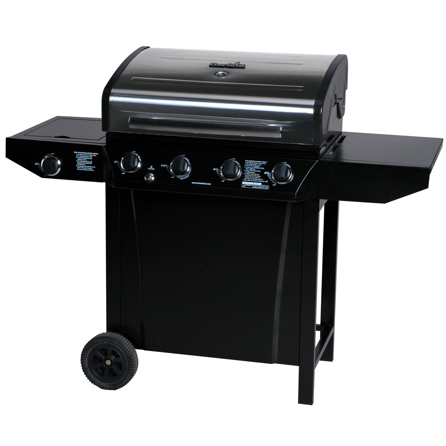 Char-Broil® 4-Burner Gas Grill with Side Burner