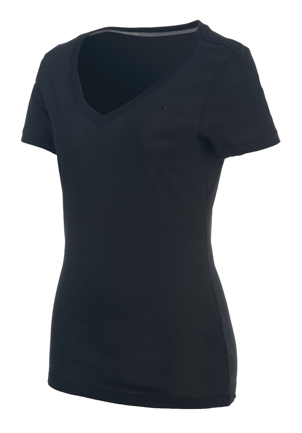 Nike Women's Classic Swoosh Embroidery V-neck T-shirt