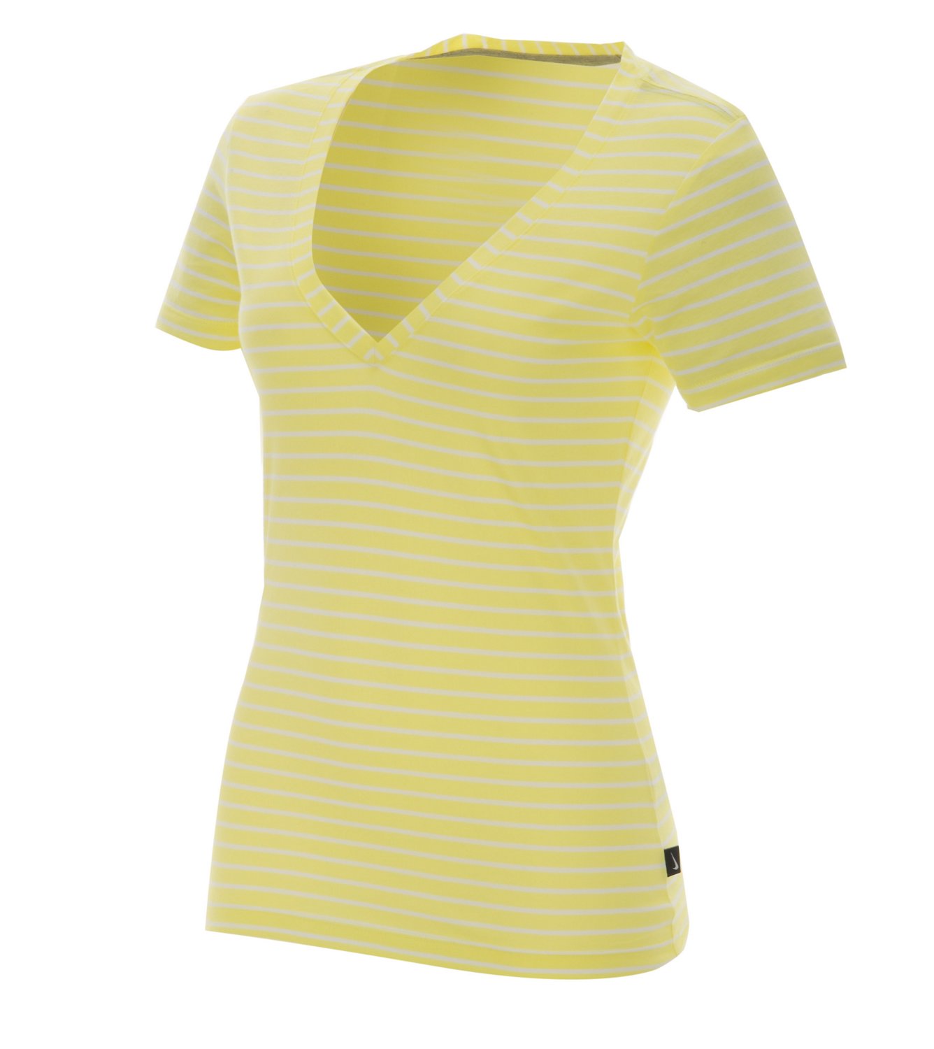 Nike Women's Jersey Stripe Deep V-neck Top