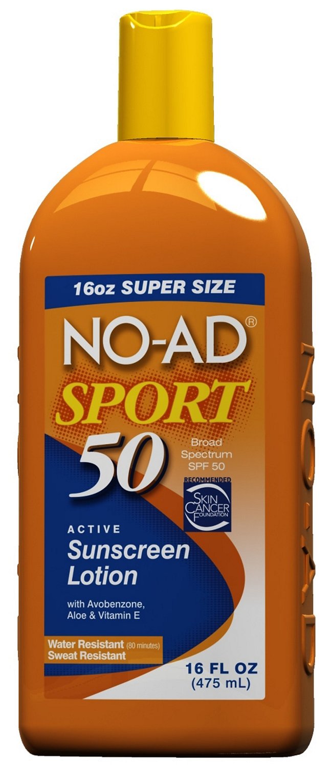 NO-AD® Sport SPF 50 Sunscreen Lotion