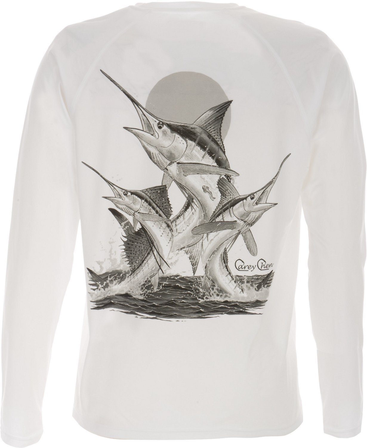 Magellan Outdoors Men's Carey Chen 3 Fish and Moon Graphic T-shirt