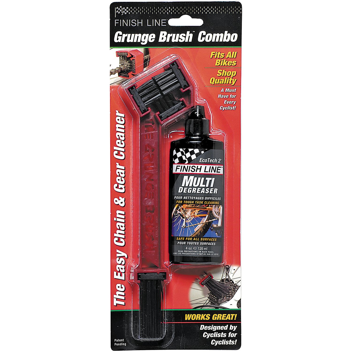 Finish Line Grunge Brush Chain and Gear Cleaning Kit