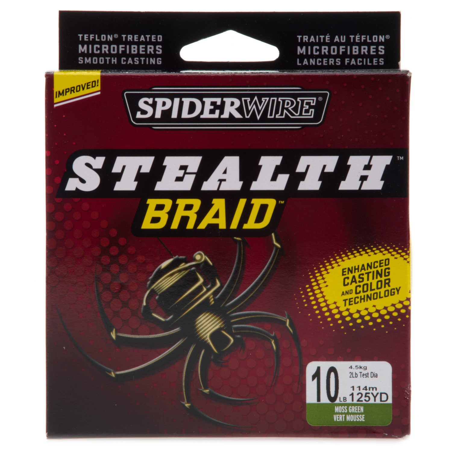 Spiderwire® Stealth™ Braid™ 10 lb. - 125 yards Braided Fishing Line
