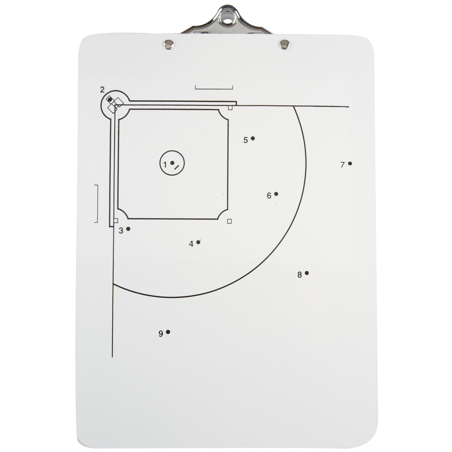 All-Star® Baseball Erasable Clipboard thumbnail
