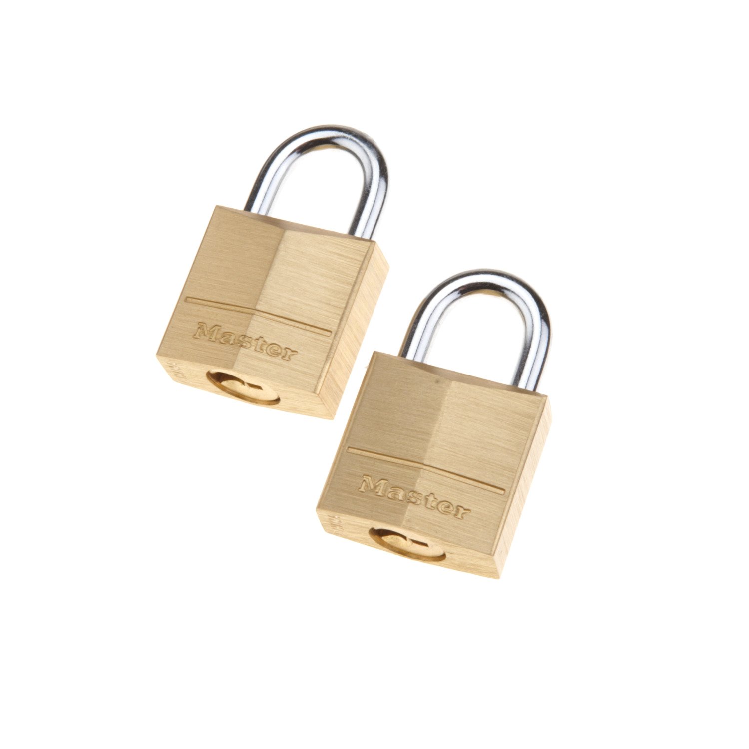 Master Lock® Solid Brass Padlocks 2-Pack thumbnail