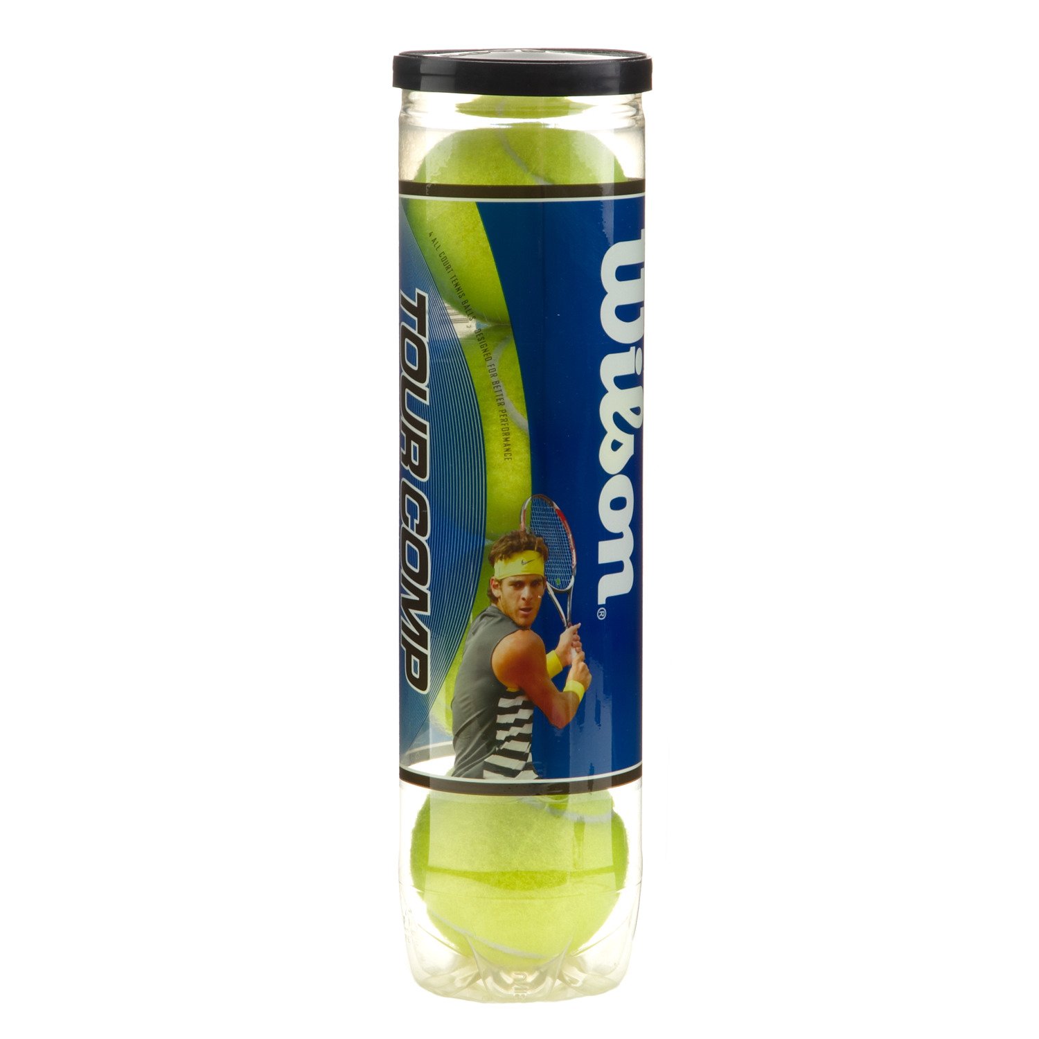 Wilson Tour Competition Tennis Balls 1 Can/4-Pack