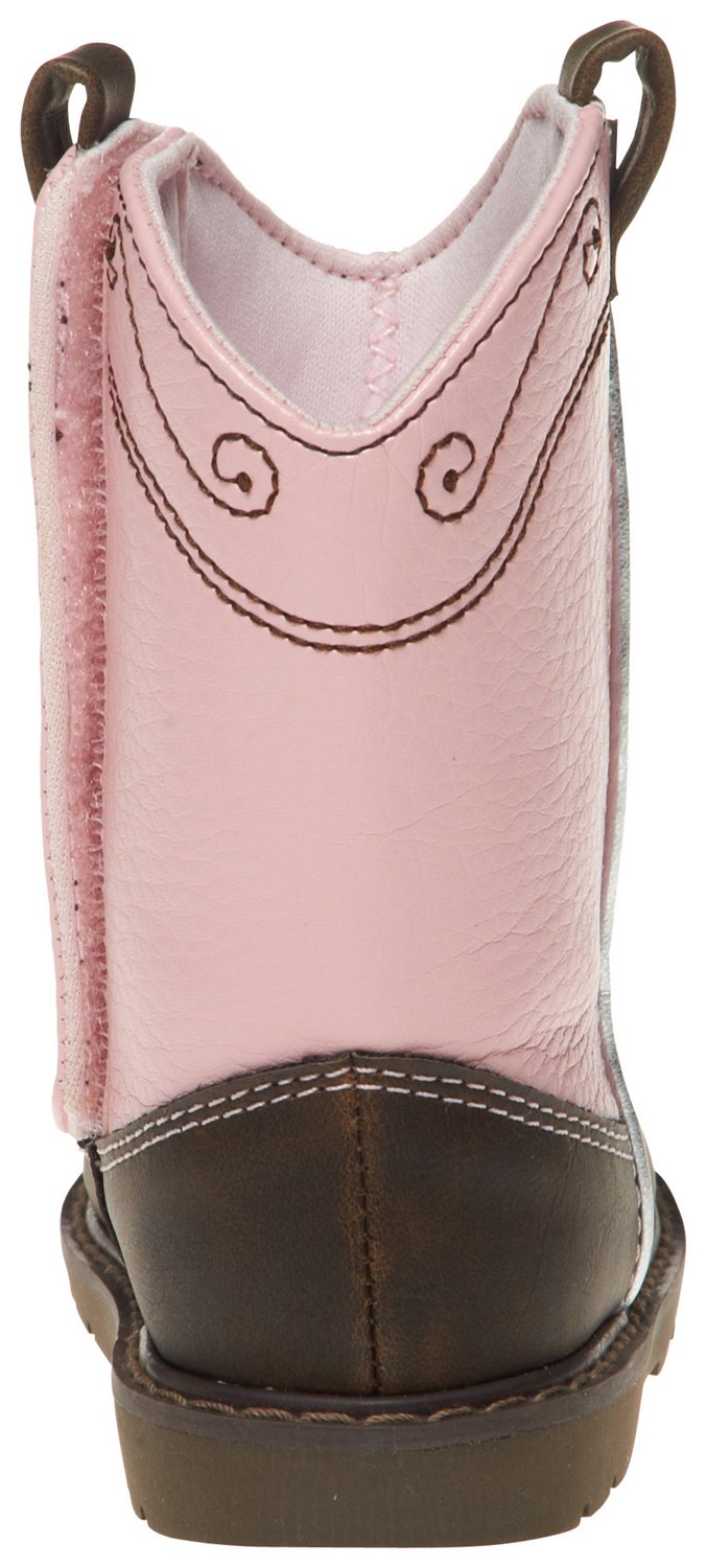 Trimfoot Girls' Natural Steps Walker Western Boots thumbnail