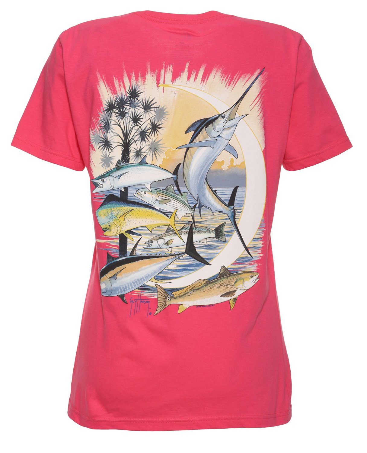 Guy Harvey Women's Palmetto Moon T-shirt