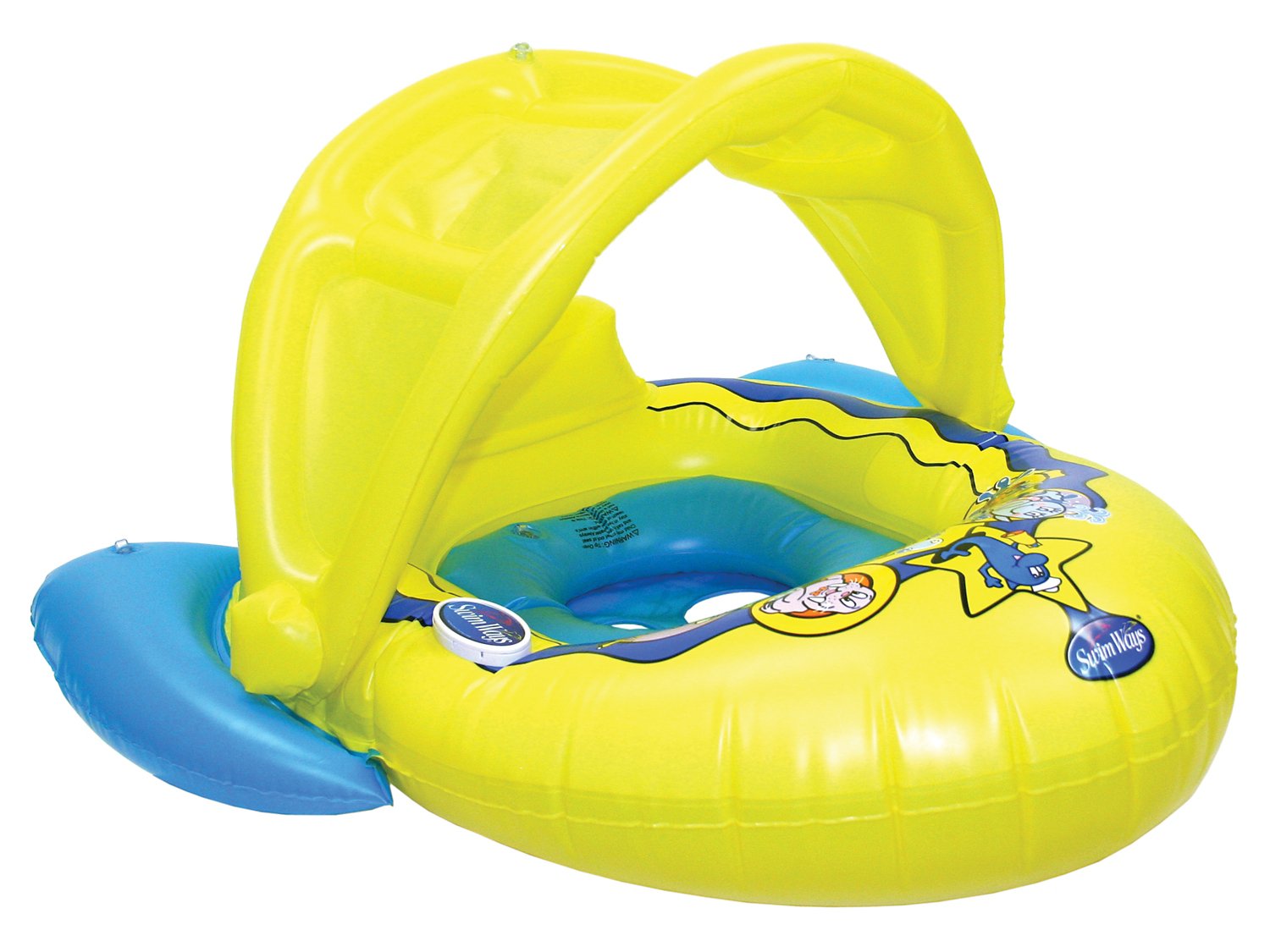 SwimWays Splash Sound Baby Boat with Canopy thumbnail