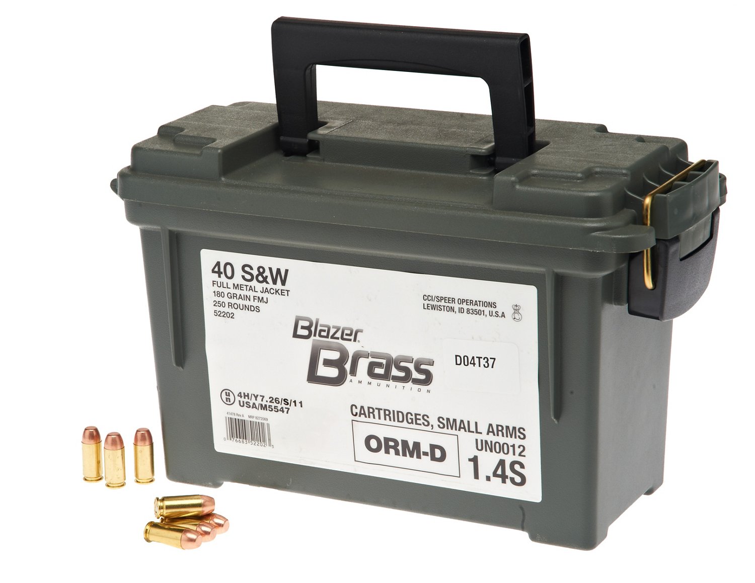 Blazer® Plano .40 S&W 180-Grain Centerfire Handgun Ammunition