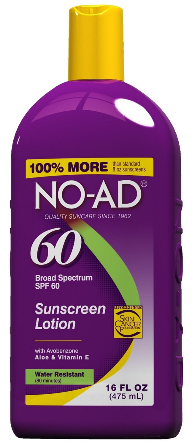 NO-AD® SPF 60 Sunscreen Lotion