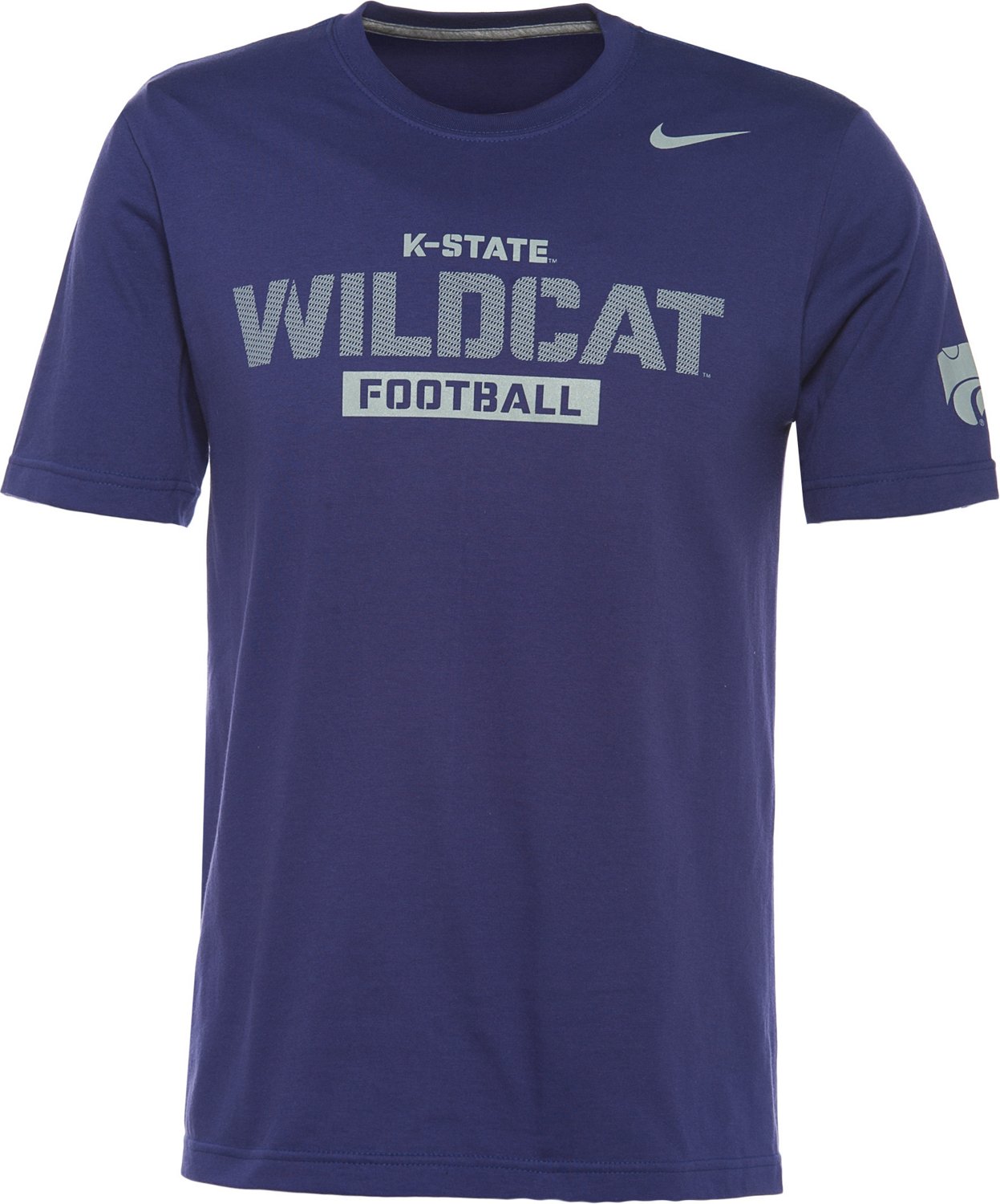Nike Men's Kansas State University Practice Team Issue Short Sleeve T-shirt