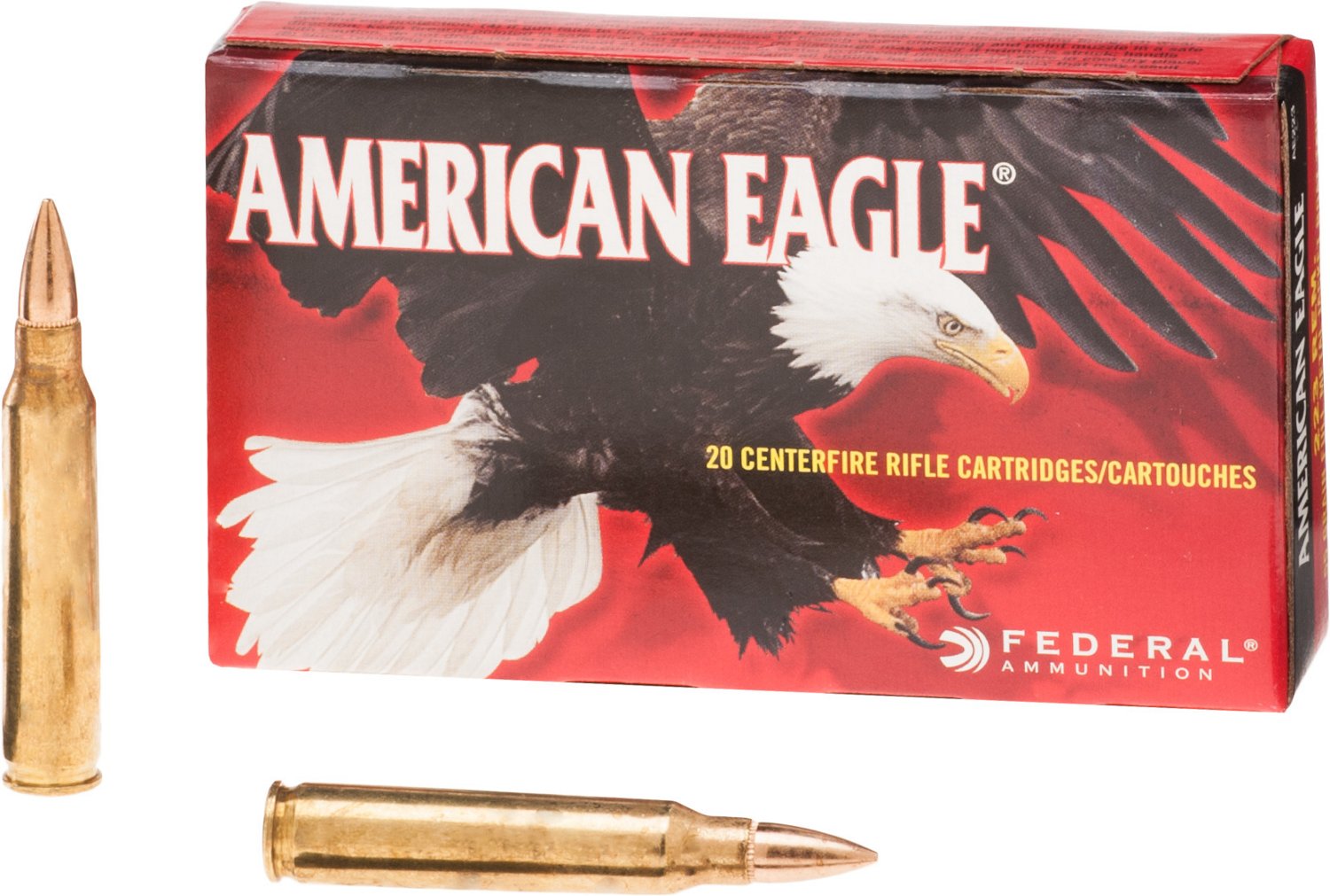 Federal Premium® American Eagle® .223 Remington 55-Grain Centerfire Rifle Ammunition
