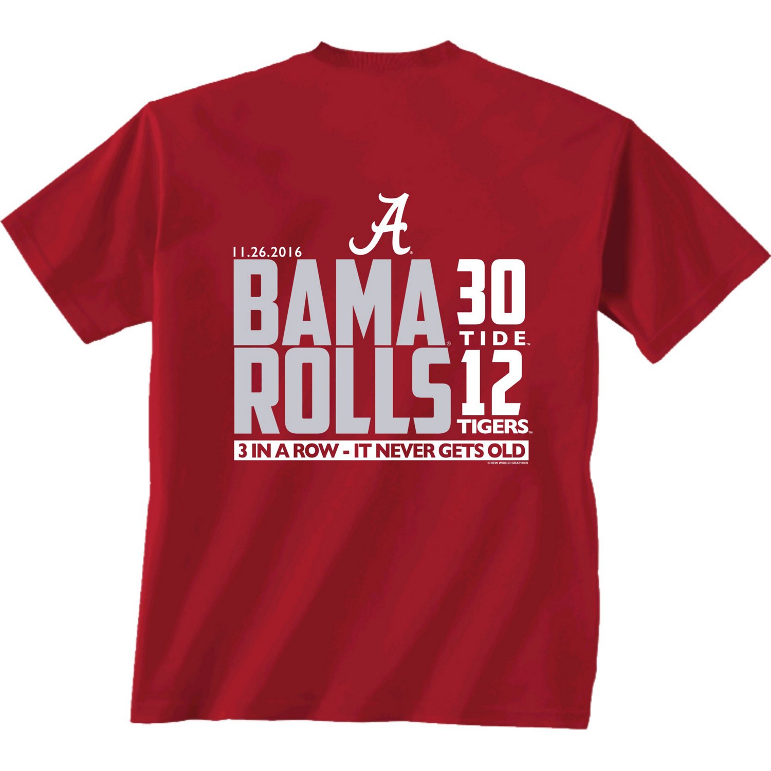 iron bowl score shirts