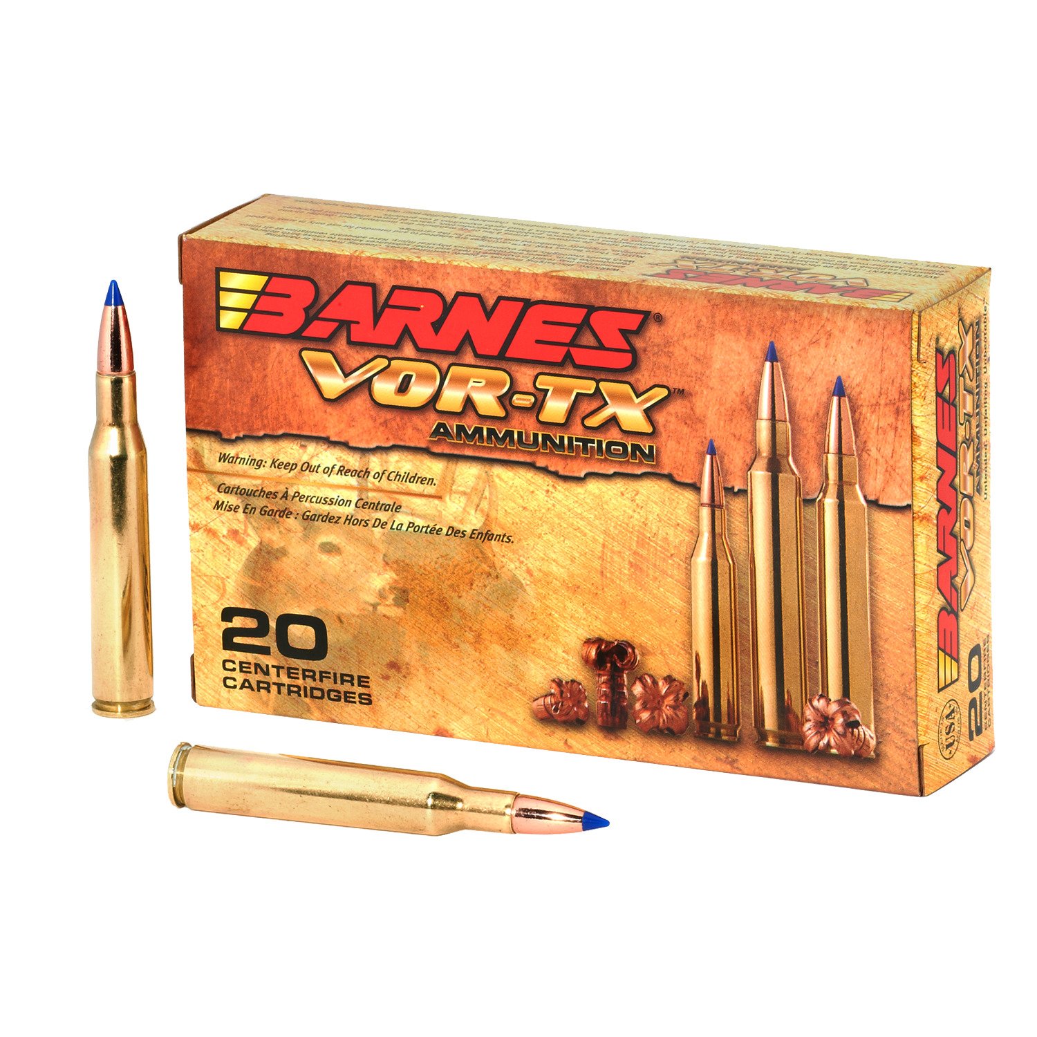 BARNES® VOR-TX™ .270 Win 130-Grain Centerfire Rifle Ammunition