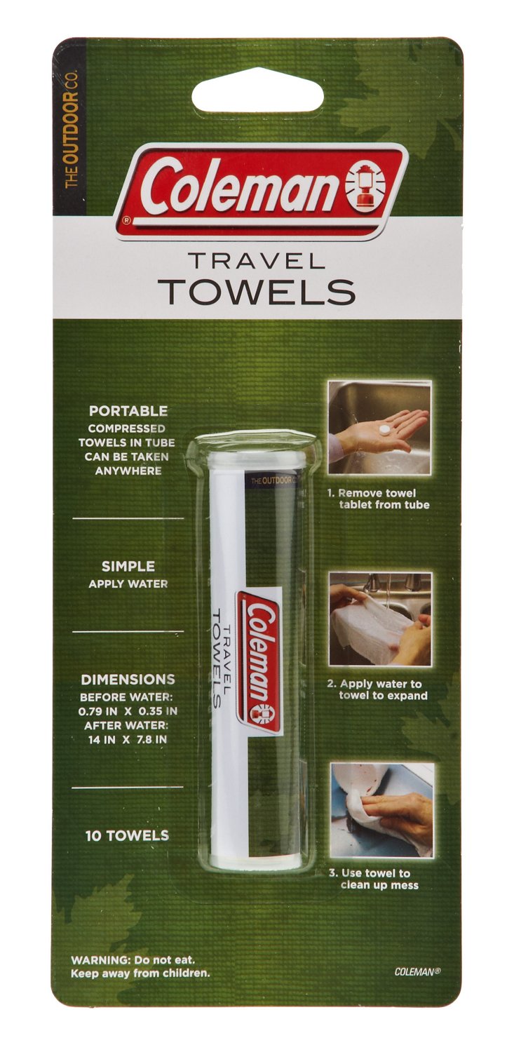 Coleman® Compressed Mini Towels 10-Pack