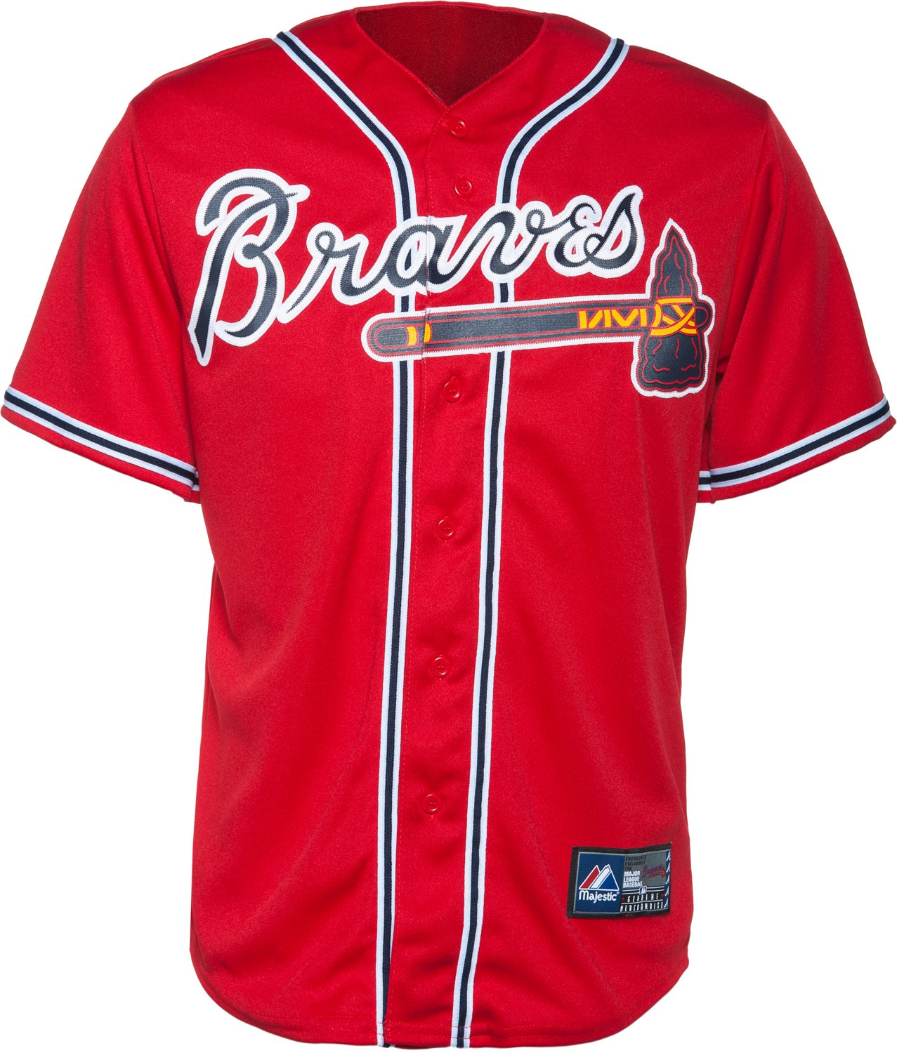 Majestic Men's Atlanta Braves Jason Heyward Replica Jersey