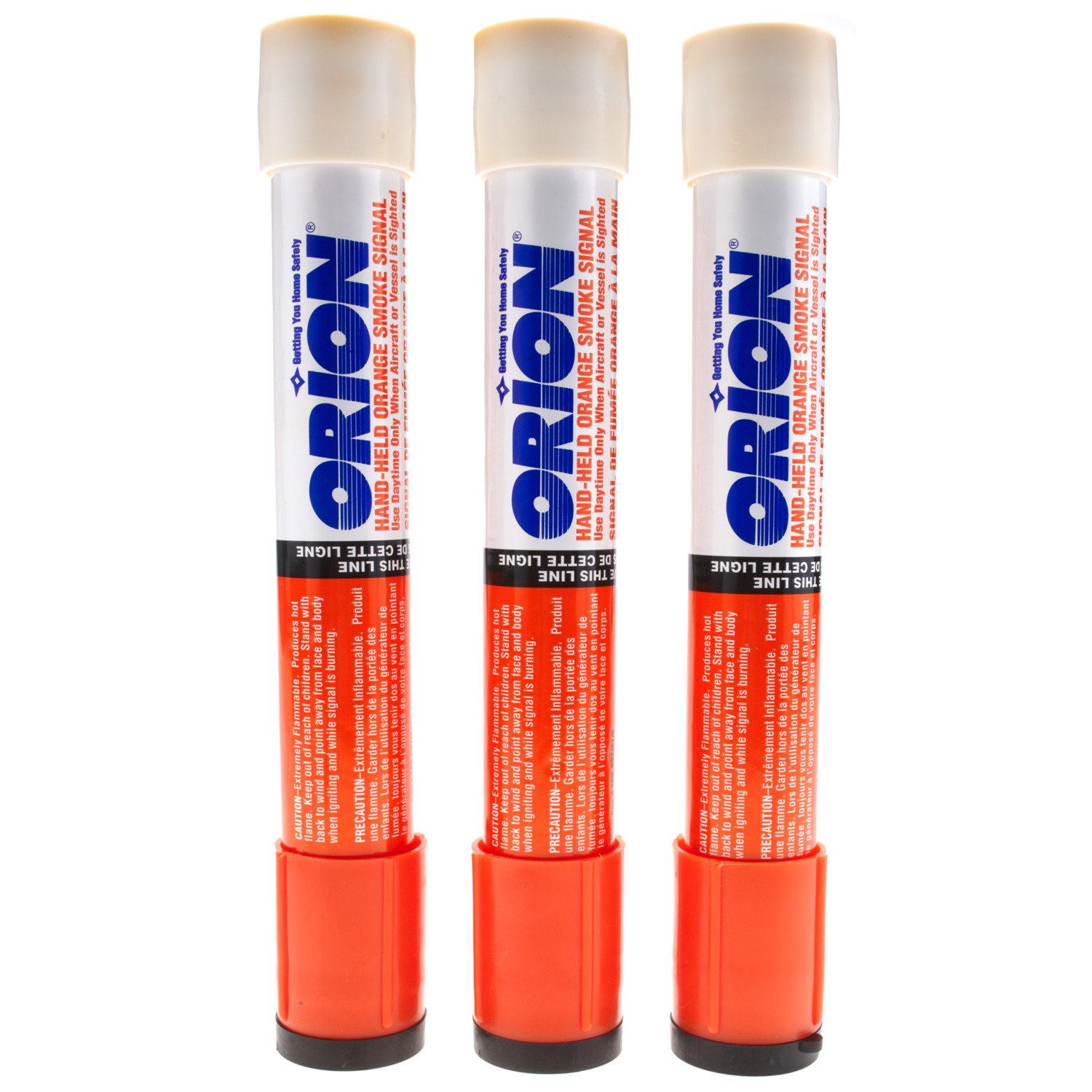 Orion Handheld Marine Orange Smoke Signals 3-Pack