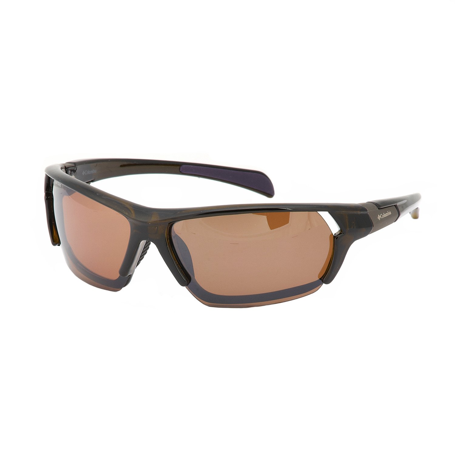 Columbia Sportswear Adults' Plastic Rectangle Wrap Sunglasses