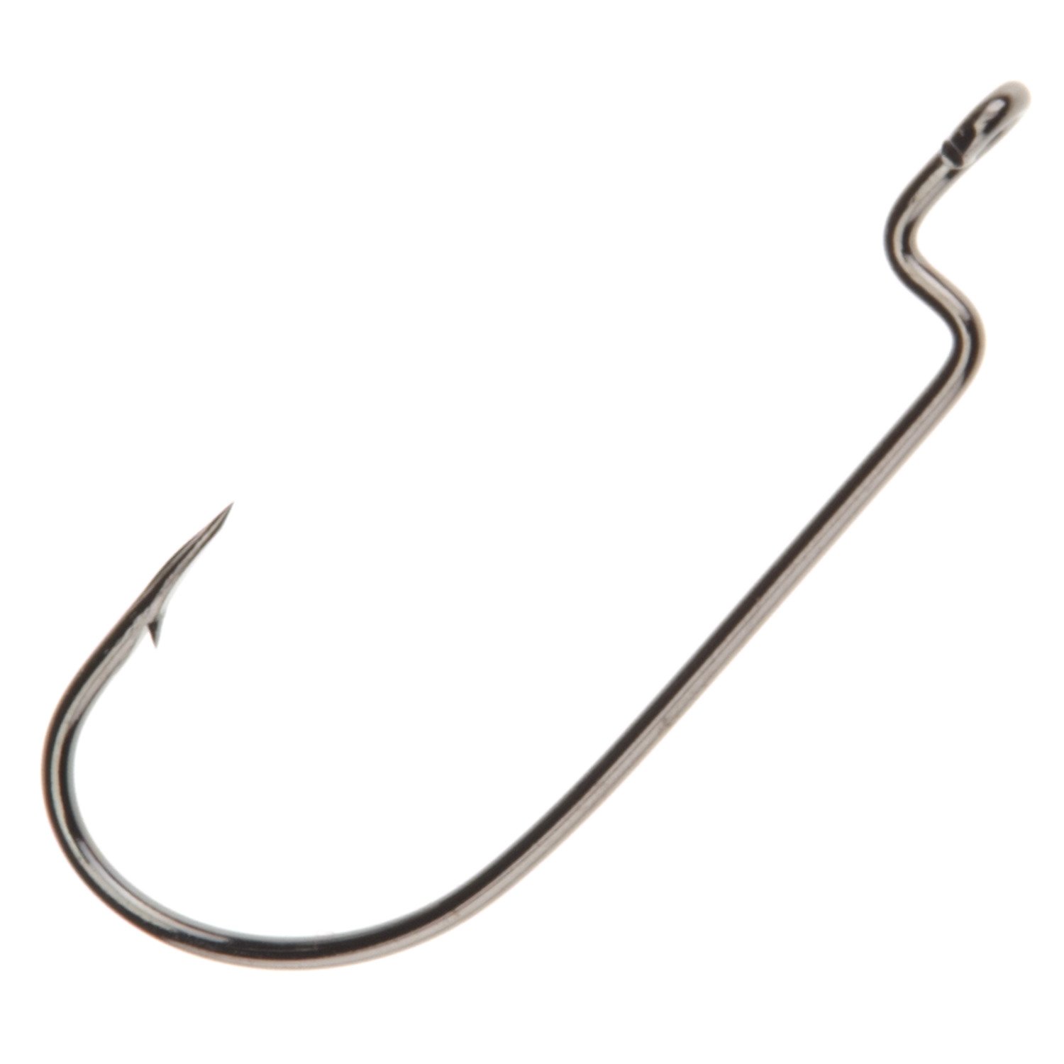 Owner Offset-Shank Wide-Gap Single Worm Hooks thumbnail