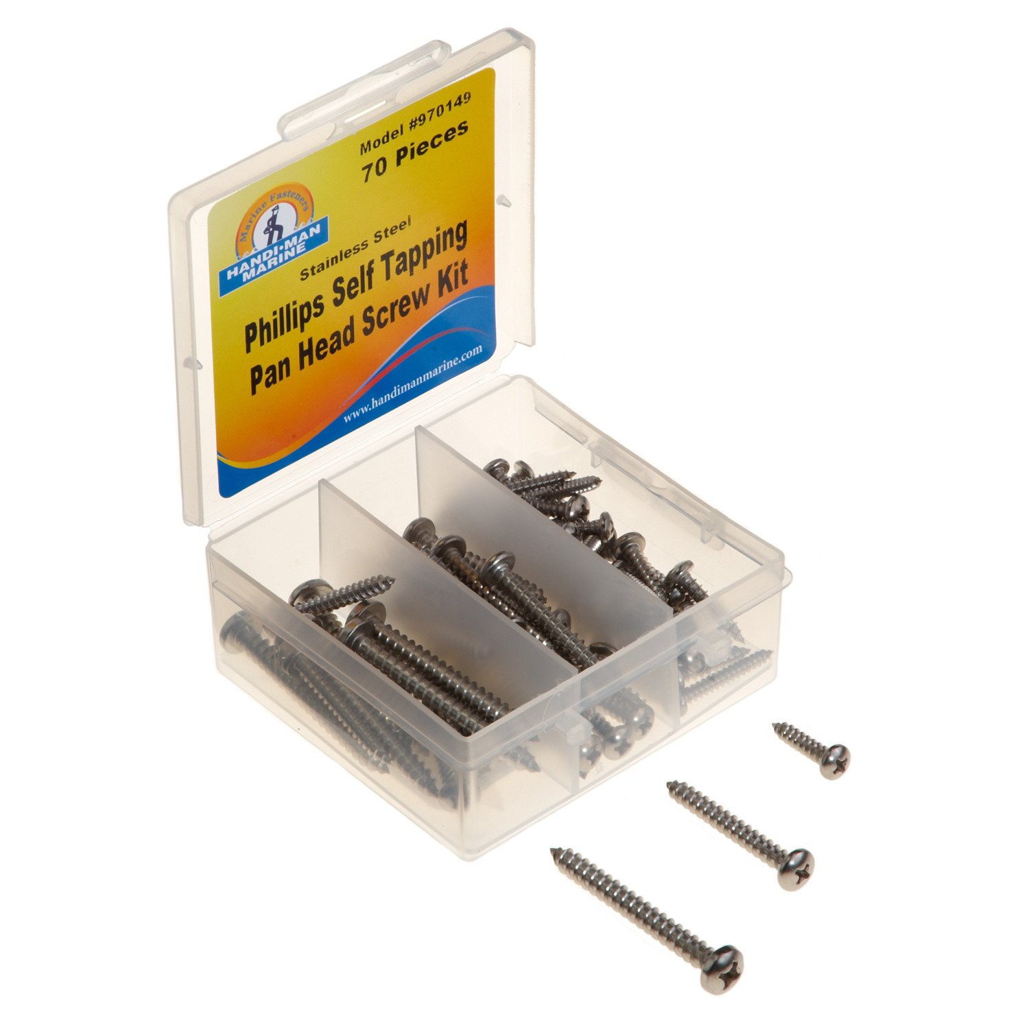 Handi-Man Marine Pan Self-Tapping Screw Kit