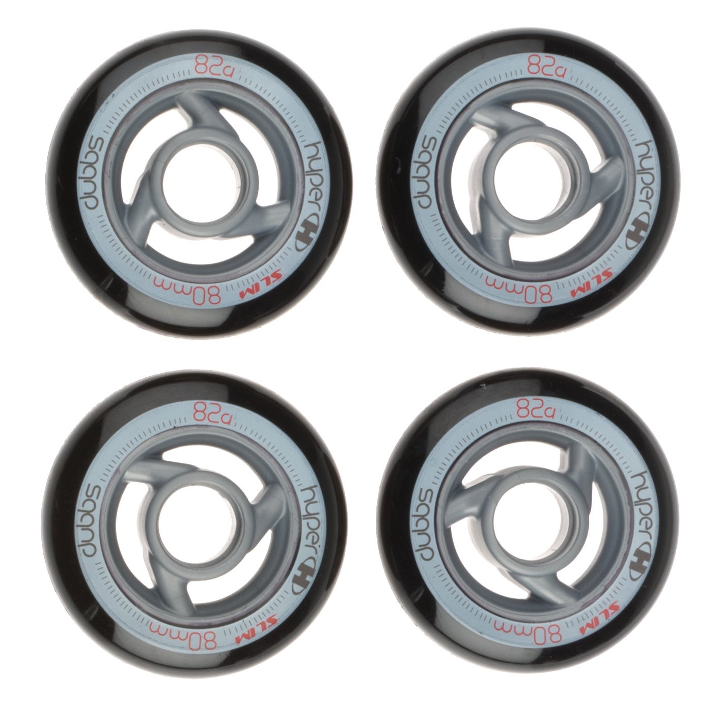 Hyper Dubbs Standard 80/82A Skate Wheels 4-Pack