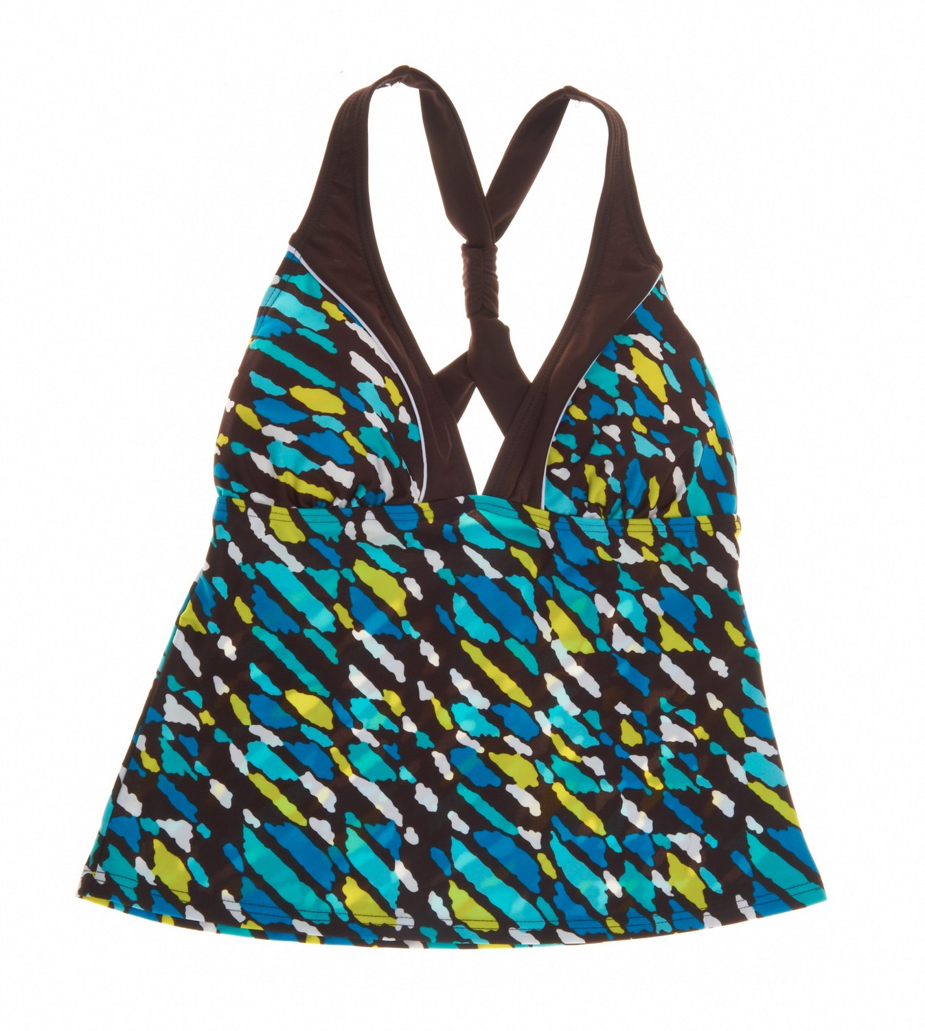 Aqua Couture Women's X-back Tankini Swim Top