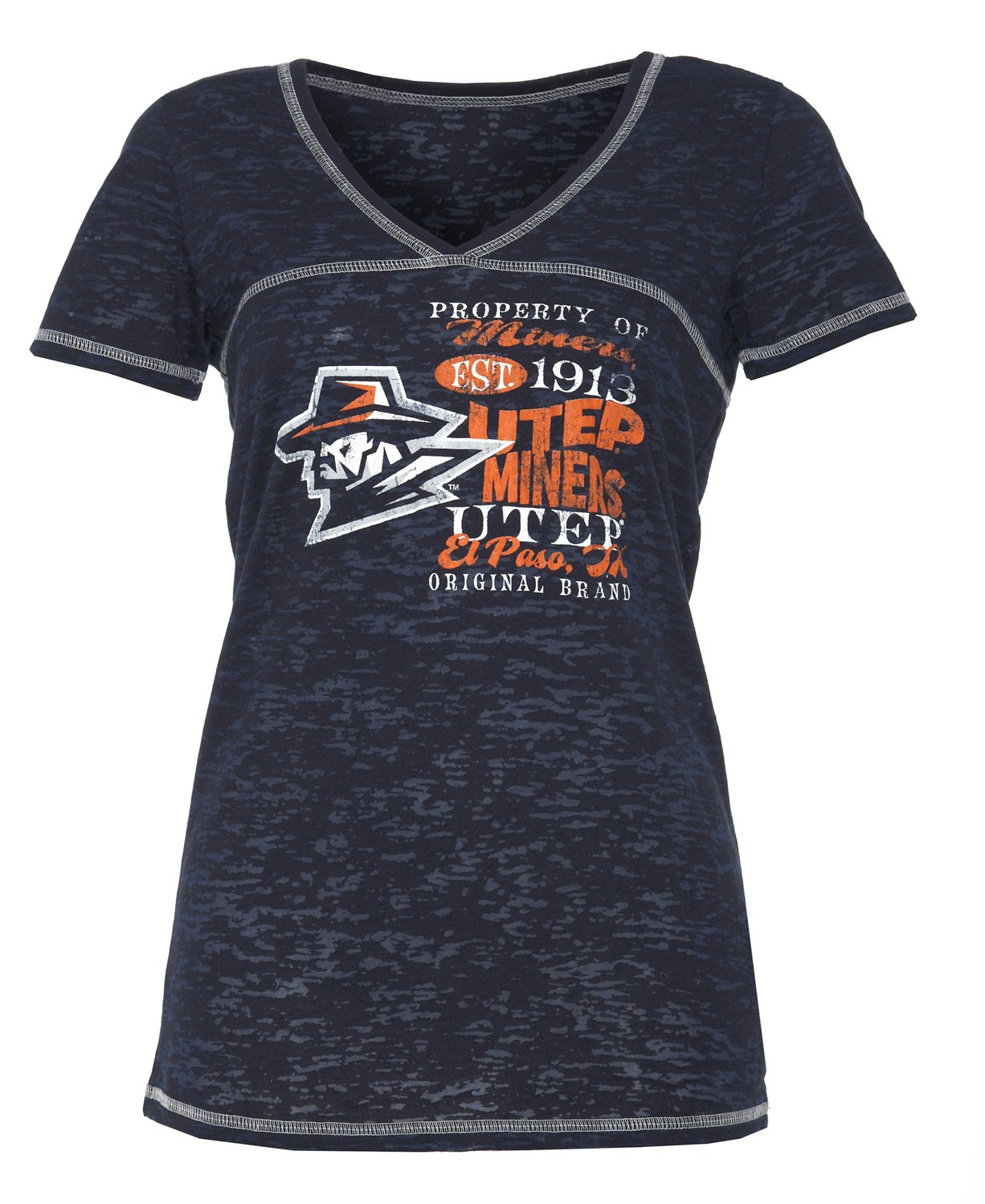 Step Ahead Blue 84 Women's UTEP Bo V-neck T-shirt