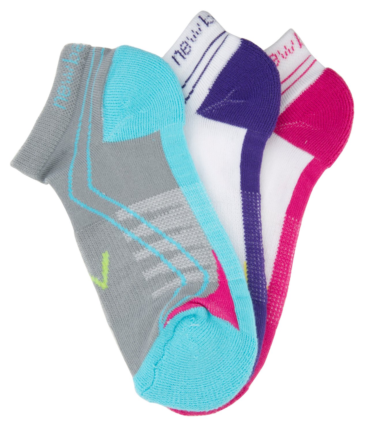 New Balance Women's Multicolor Socks 3-Pack thumbnail
