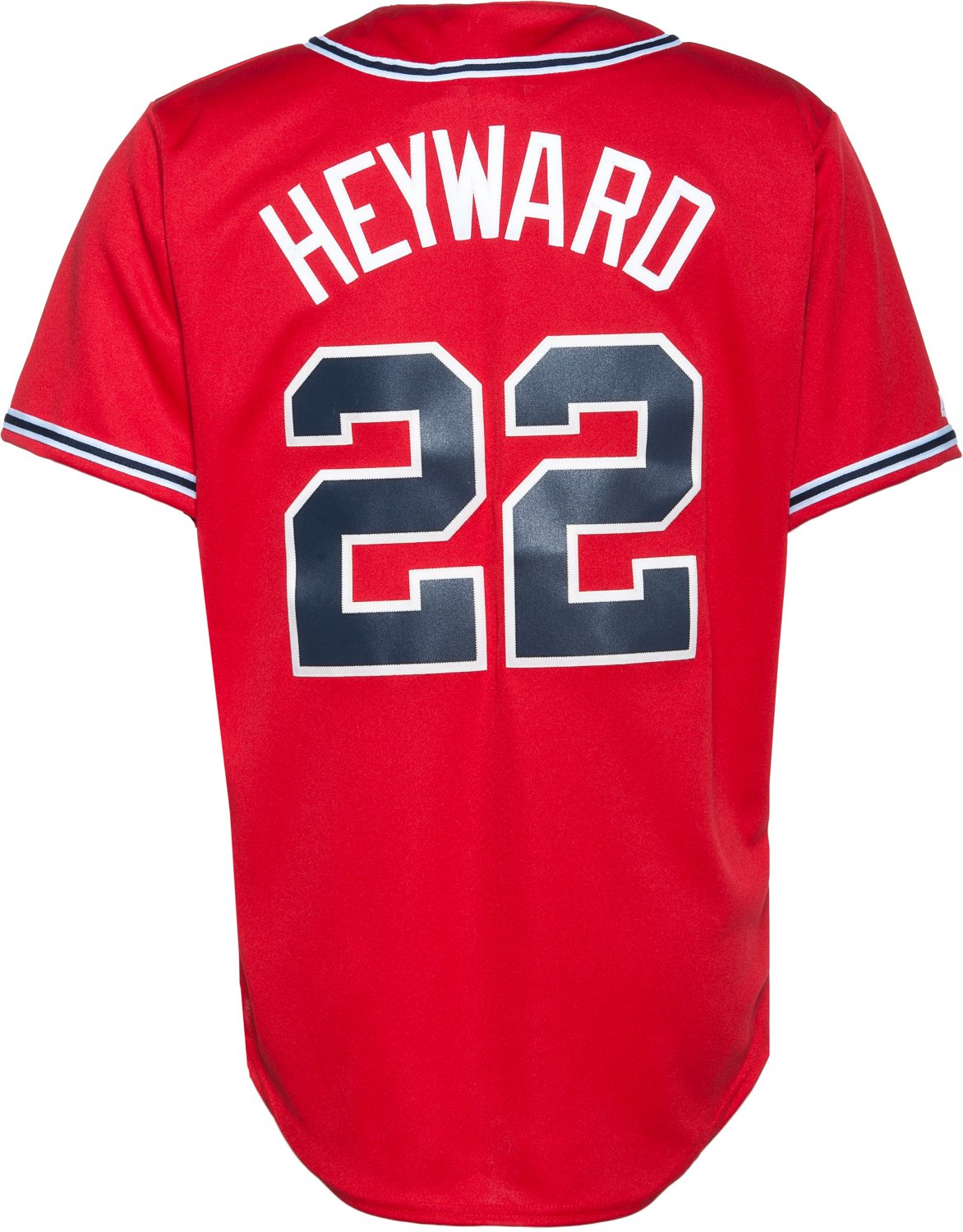 Majestic Men's Atlanta Braves Jason Heyward Replica Jersey thumbnail