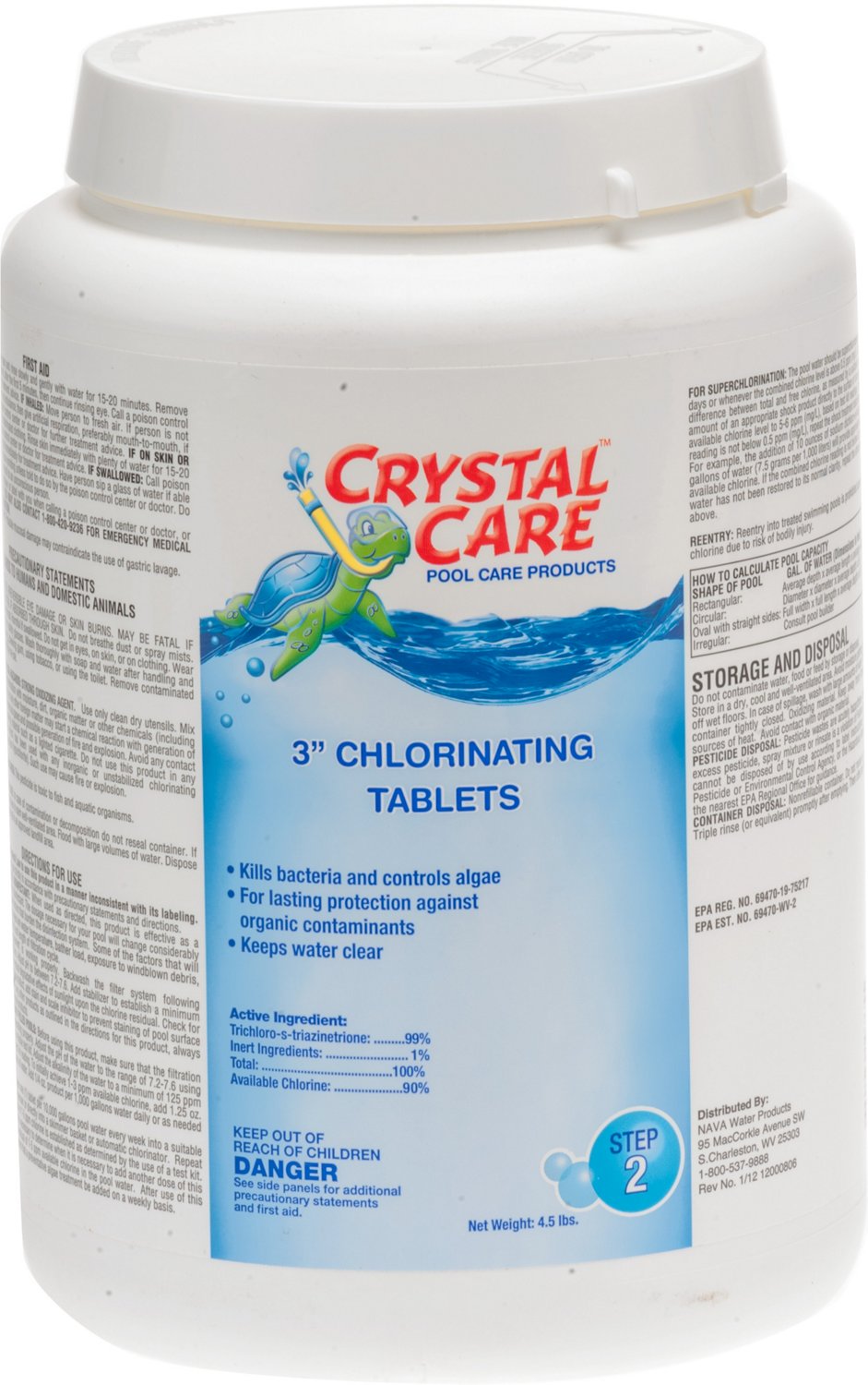 Crystal Care Chlorinating Tablets
