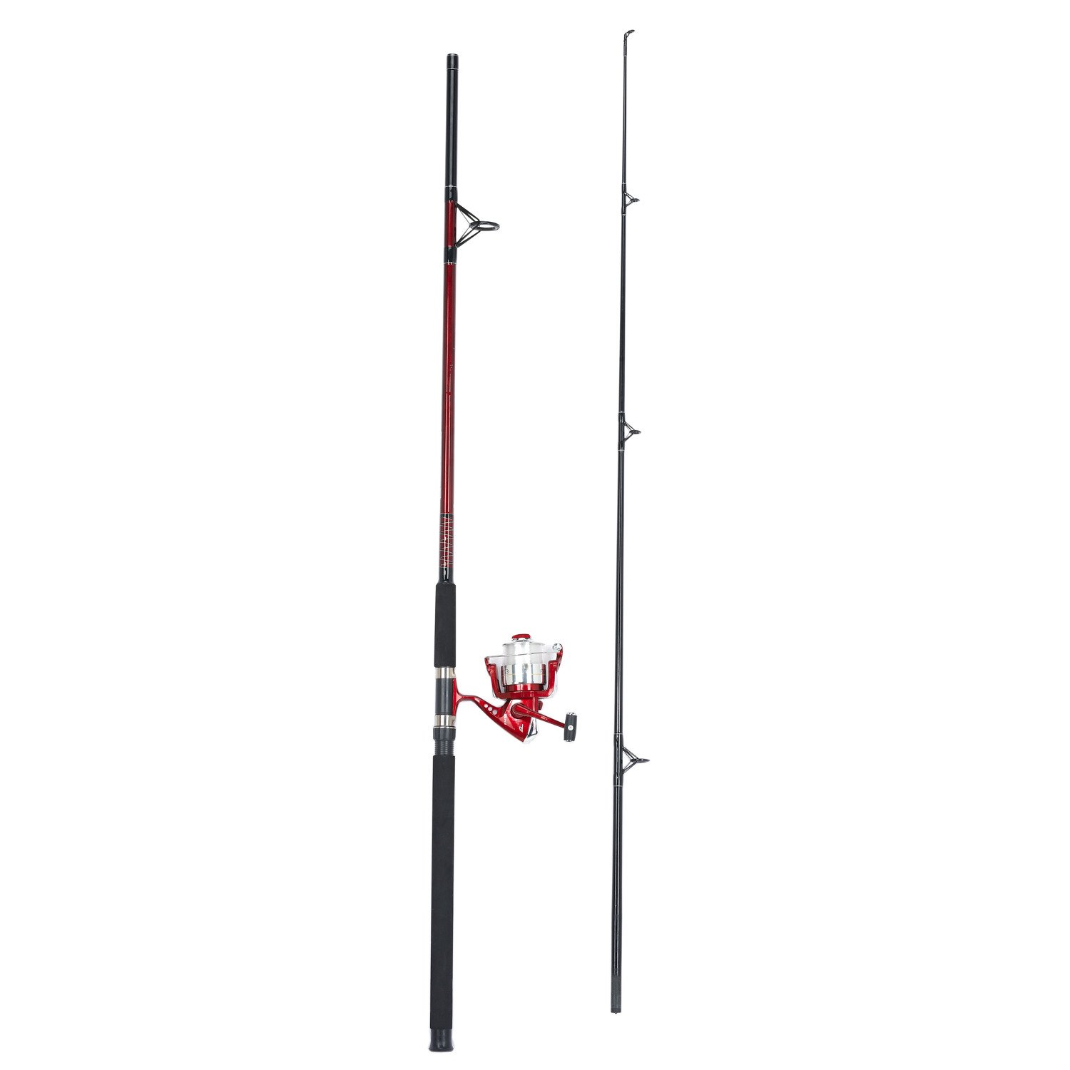 Pinnacle Red Metal 12' Saltwater Bigwater Spinning Rod and Reel Combo